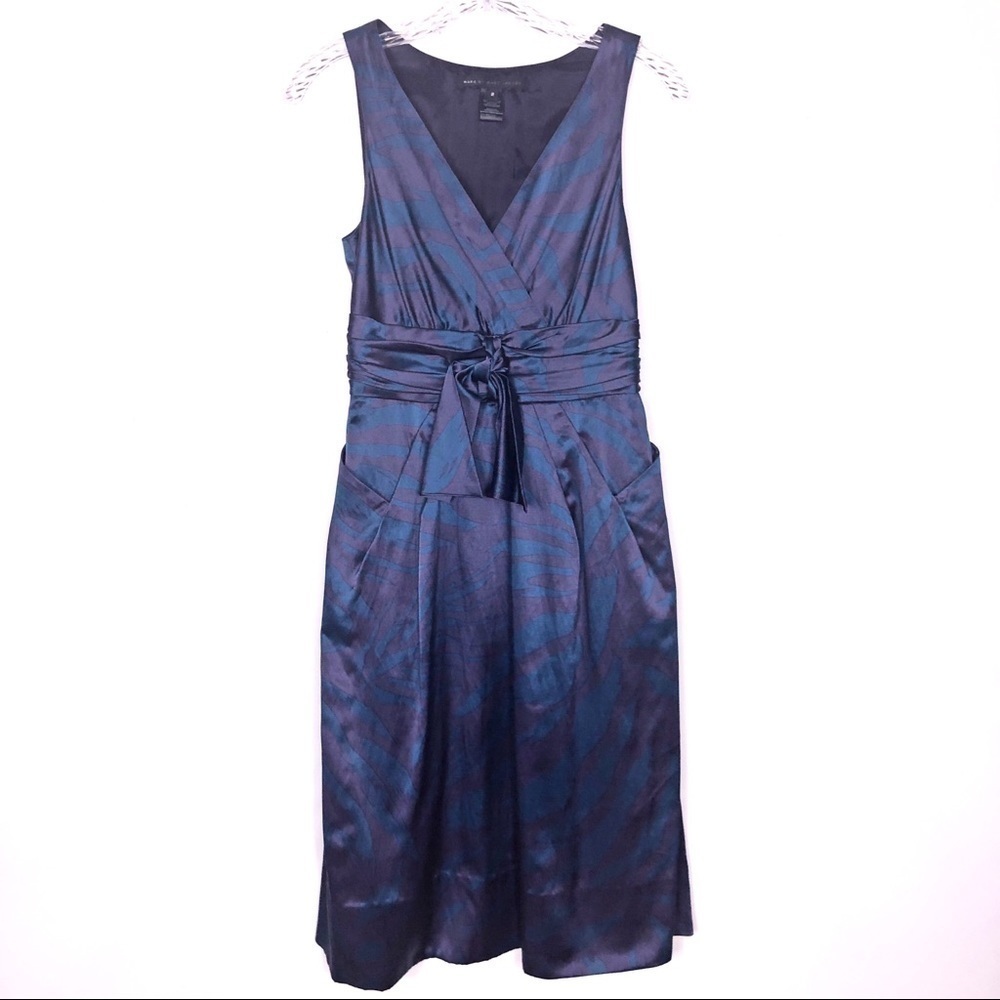 Marc by Marc Jacobs Animal Print Silk Dress